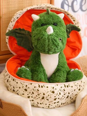 Dinosaur and Egg Plush Toys