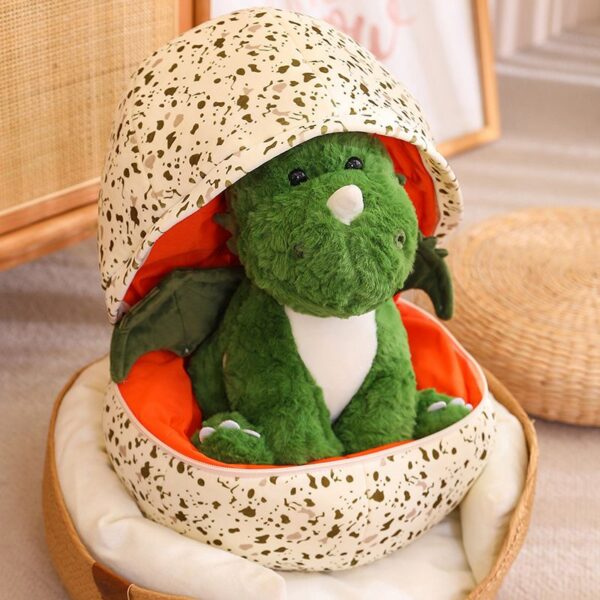 Dinosaur and Egg Plush Toys