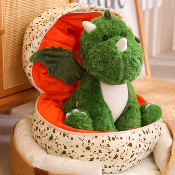 Dinosaur and Egg Plush Toys