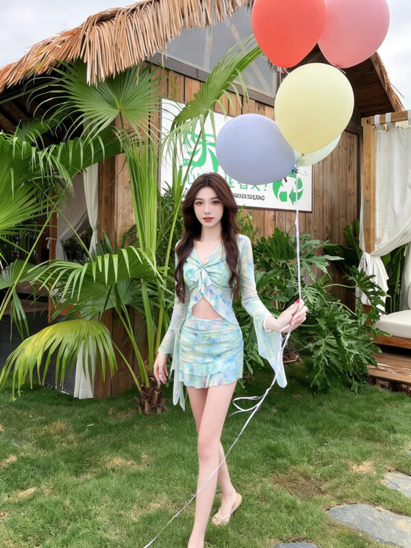 O1CN010eQ9Jd1D07j1i3vtC_!!2221546790153-0-cib Long-sleeved shirt, sunscreen, beach, hot spring, swimsuit