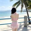 O1CN014kLRda1D07jhPe4RM_!!2221546790153-0-cib Pink split-body swimsuit
