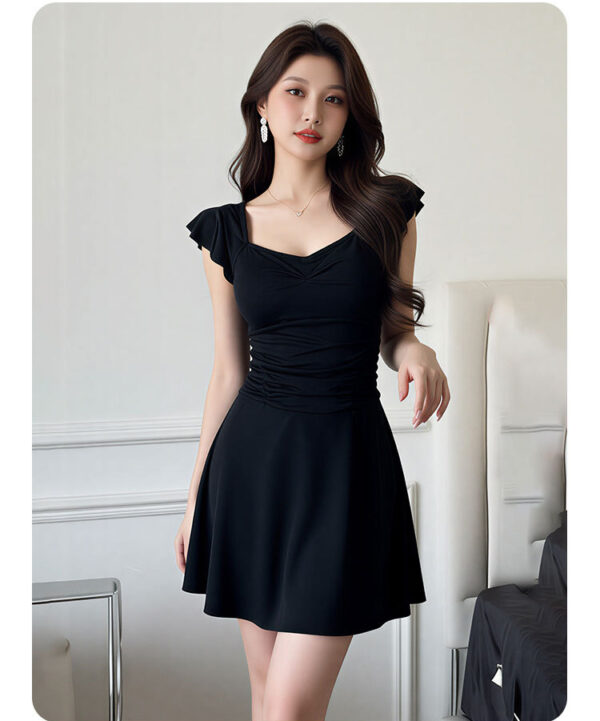 O1CN01633FHA1PZBQOLWE24_!!2221539971854-0-cib Black one-piece swimsuit with a skirt-style