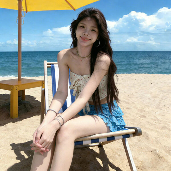 O1CN01NMFQSS20s5YLzS4k4_!!3202646904-0-cib Slim-fitting beach vacation hot spring swimsuit