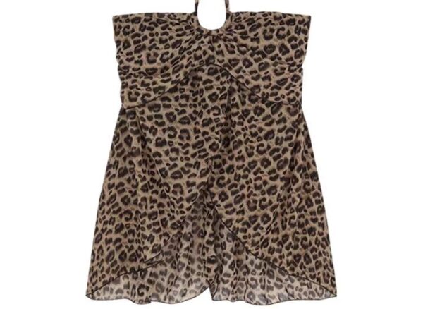 O1CN01WoUImi1QbIjMeVy8b_!!2217803351994-0-cib Leopard-print halter chiffon dress with straps