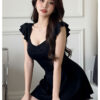 O1CN01f4ksJD1PZBQOCDnEB_!!2221539971854-0-cib Black one-piece swimsuit with a skirt-style