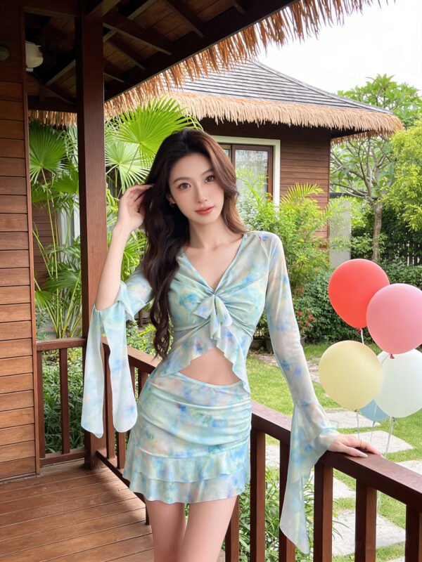 O1CN01kcMXqL1D07j6itYw7_!!2221546790153-0-cib Long-sleeved shirt, sunscreen, beach, hot spring, swimsuit