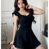 O1CN01y2qfcV1PZBQNi5TqX_!!2221539971854-0-cib Black one-piece swimsuit with a skirt-style